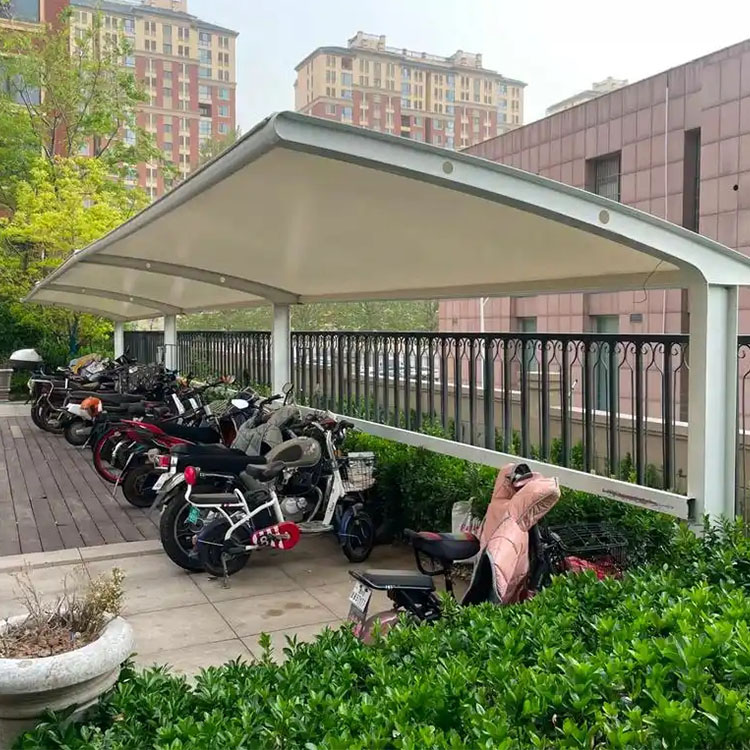 德保县膜结构电动车棚